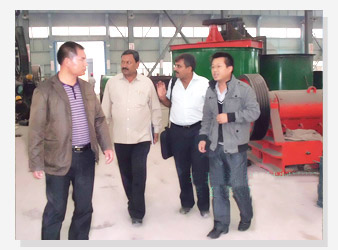 印度客户考察金矿生产线设备2