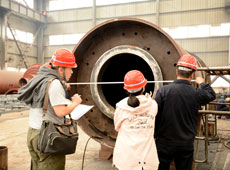 澳大利亚客户验收球磨机设备