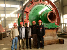 秘鲁客户验收2.7×3米球磨机