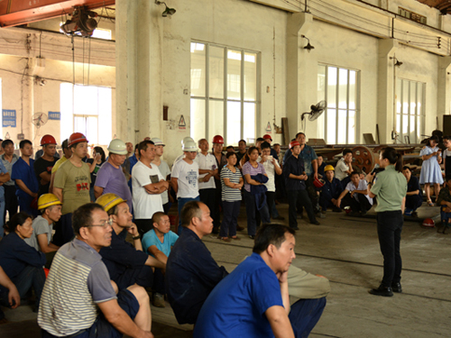 荥阳消防安全防火知识讲座进厂矿活动 中嘉重工员工受益良多