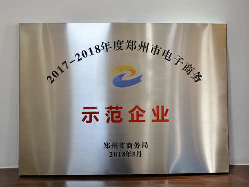 中嘉重工荣膺《郑州市电子商务示范企业》 授牌仪式于12日举行