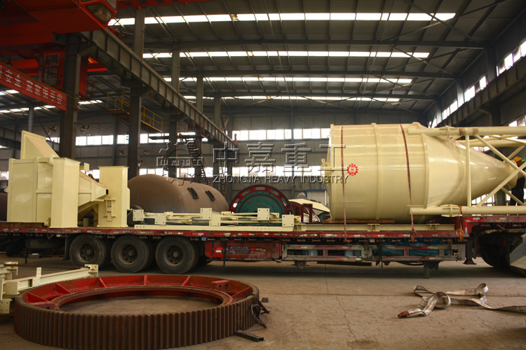 为优质复晶砂粉打造可靠装备 中嘉承制广东凯斯特尔复晶砂、粉生产线设备成功启运江门