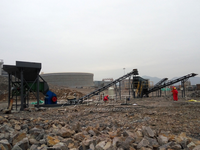 宁波时产40吨青石生产线现场视频/