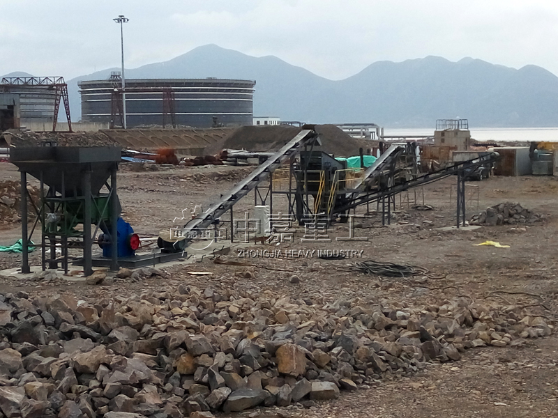 宁波时产40吨青石生产线现场视频/