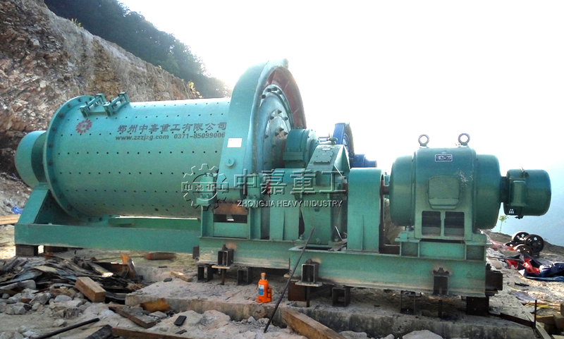 缅甸日处理250吨锰矿选矿生产线现场/